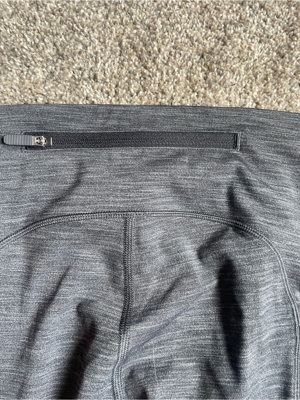 lululemon Dark Heather Grey Stretch Leggings Size 2